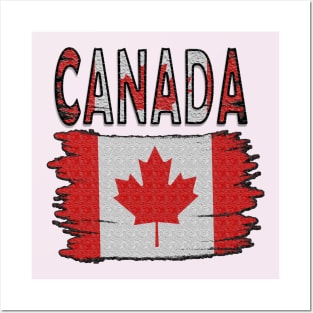 Canada Canadian Flag 2020 Funny Posters and Art